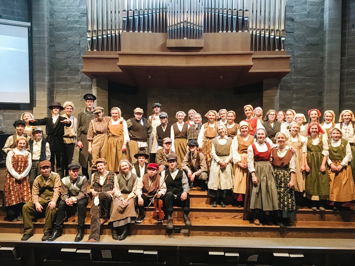 We’re all about the Fiddler these days! Great presentation this morning. Looking forward to the performances next week, tickets almost sold out for Saturday!