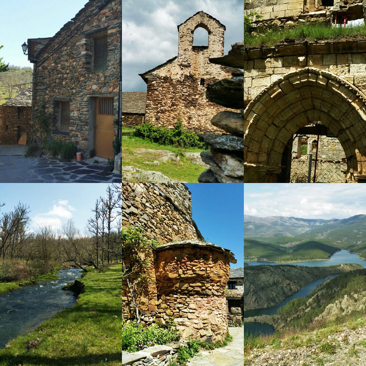 ¿Has visto qué maravilla de paisajes? Los tienes en la #arquitecturanegraguadalajara en plena #SierraNorteGuadalajara. Ven a descubrirla esta #Primavera y a conocer sus #Pueblos de pizarra #pueblosnegros #CLMesmuchomas #Guadalajara #senderismo #viajar #Travel #Spain