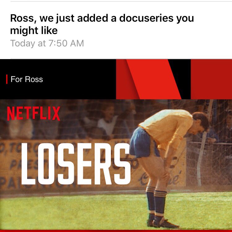 rtudor9's tweet photo. Netflix just dunked all over me. https://t.co/b7TlgXHkry