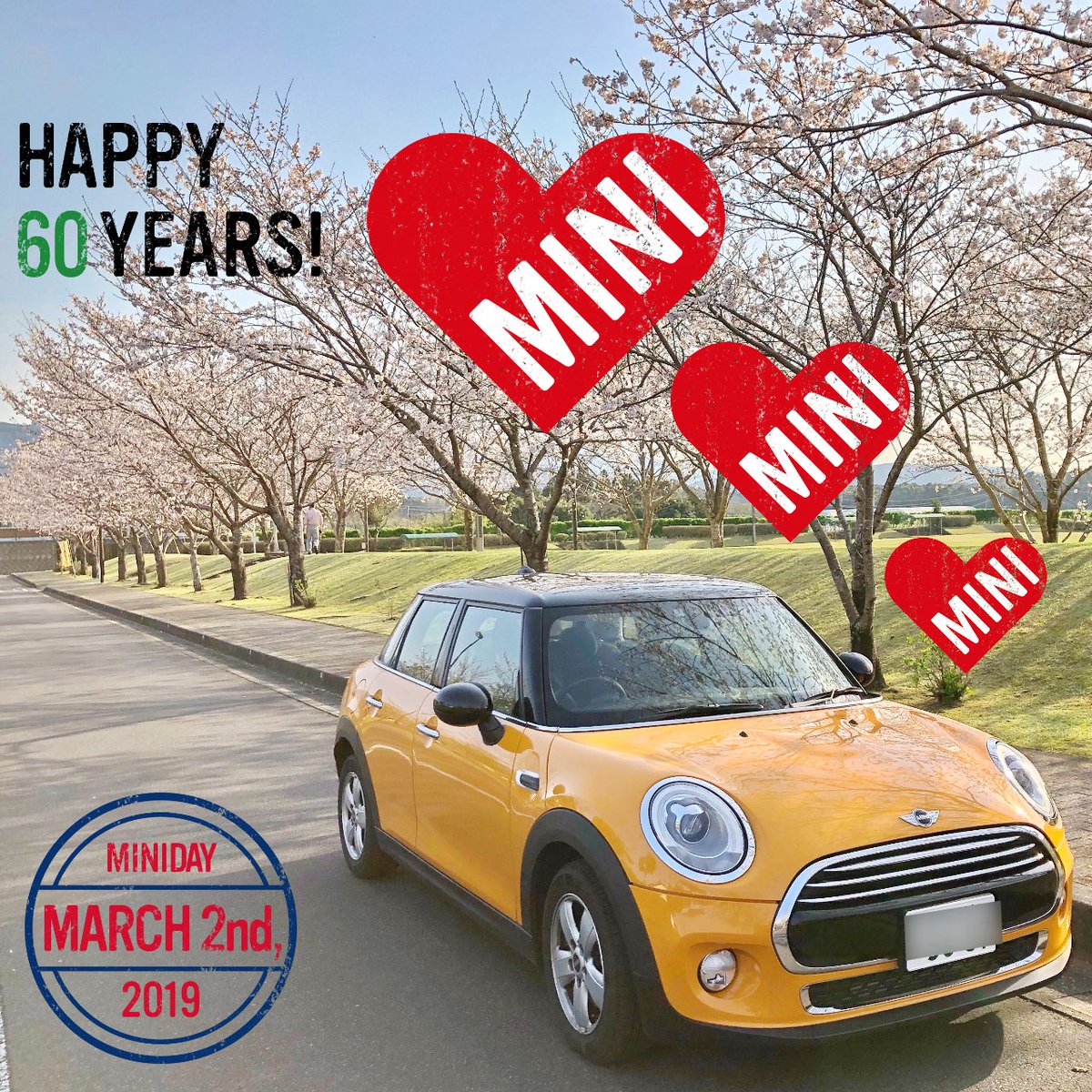 いよいよ明日はMINIの日だ！

と言っても出勤日だし何かあるわけではない。

#ミニ #ミニクーパー #mini #minicooper #miniday2019 #mini60years #MINIの日 #ミニの日