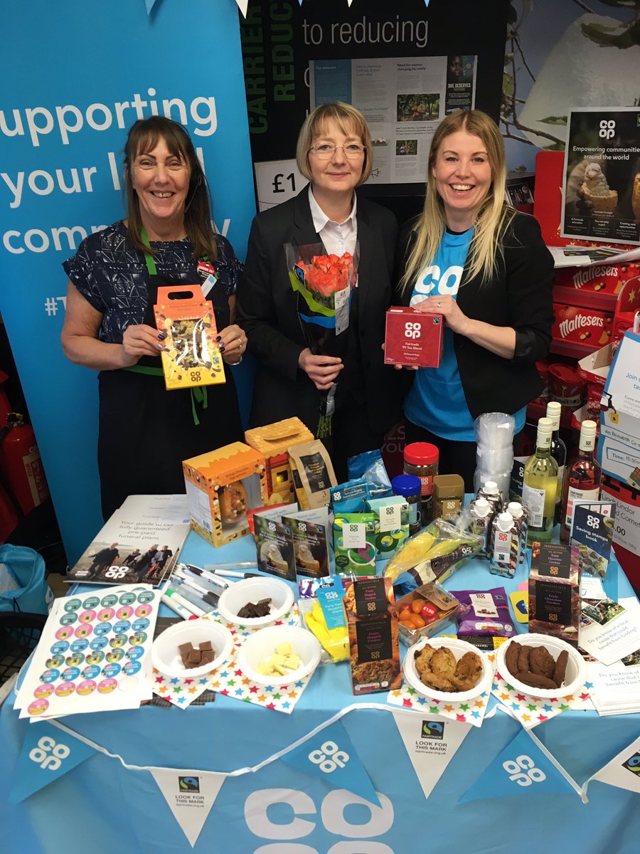 MichelleMalisz1's tweet photo. Fair trade today @ Rainworth store,Funeralcare &amp; member pioneer https://t.co/lRbnNId1aL