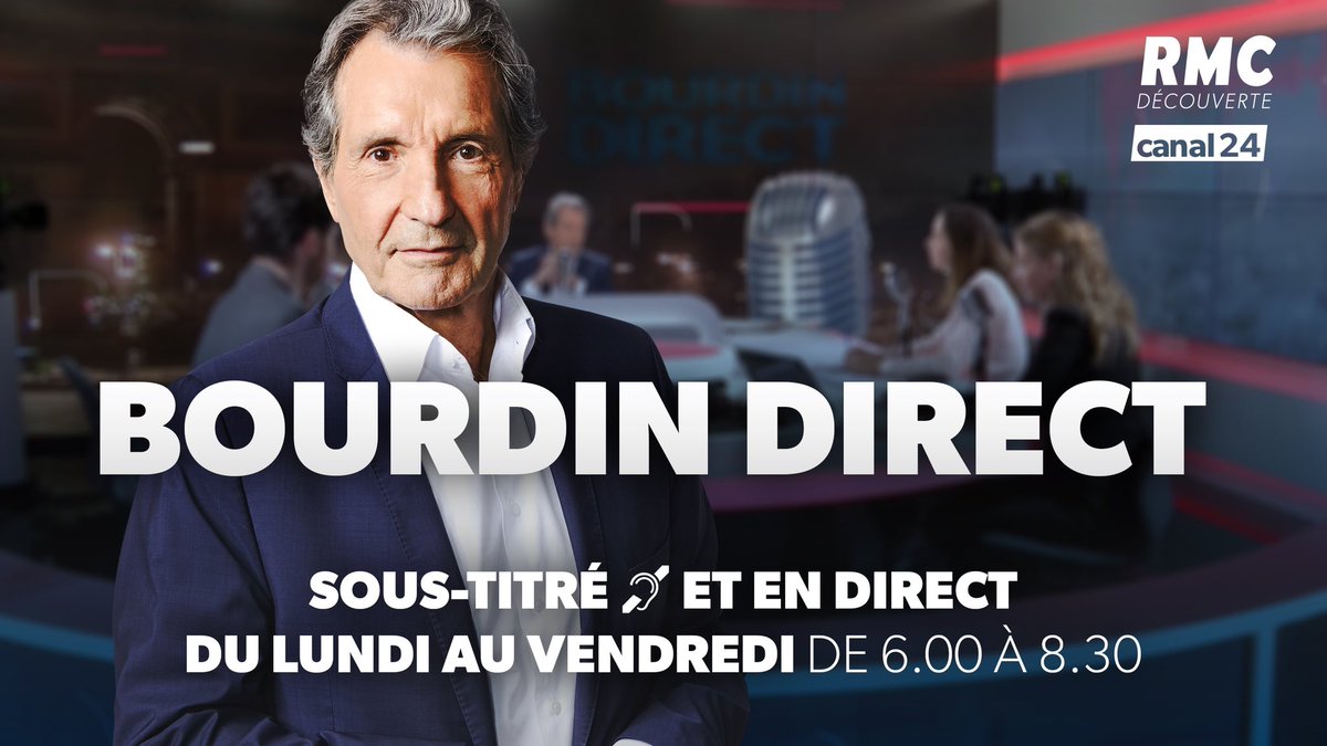 UNISDA_STT's tweet image. Désormais le #BourdinDirect est sous-titré sur @RMCinfo ! @JJBourdin_RMC accessible à tous, y compris aux personnes sourdes ou malentendantes.