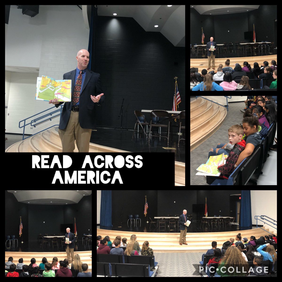 cottersclass's tweet photo. ⁦@awordfromwilson⁩ shares a book ( and great knowledge) with our 5th grade bobcats (and future Yellow Jackets!) ⁦@charlesw2015⁩ ⁦@joniedaniels5⁩ #ignitelearnimgbcps https://t.co/9LjrdfPv5A