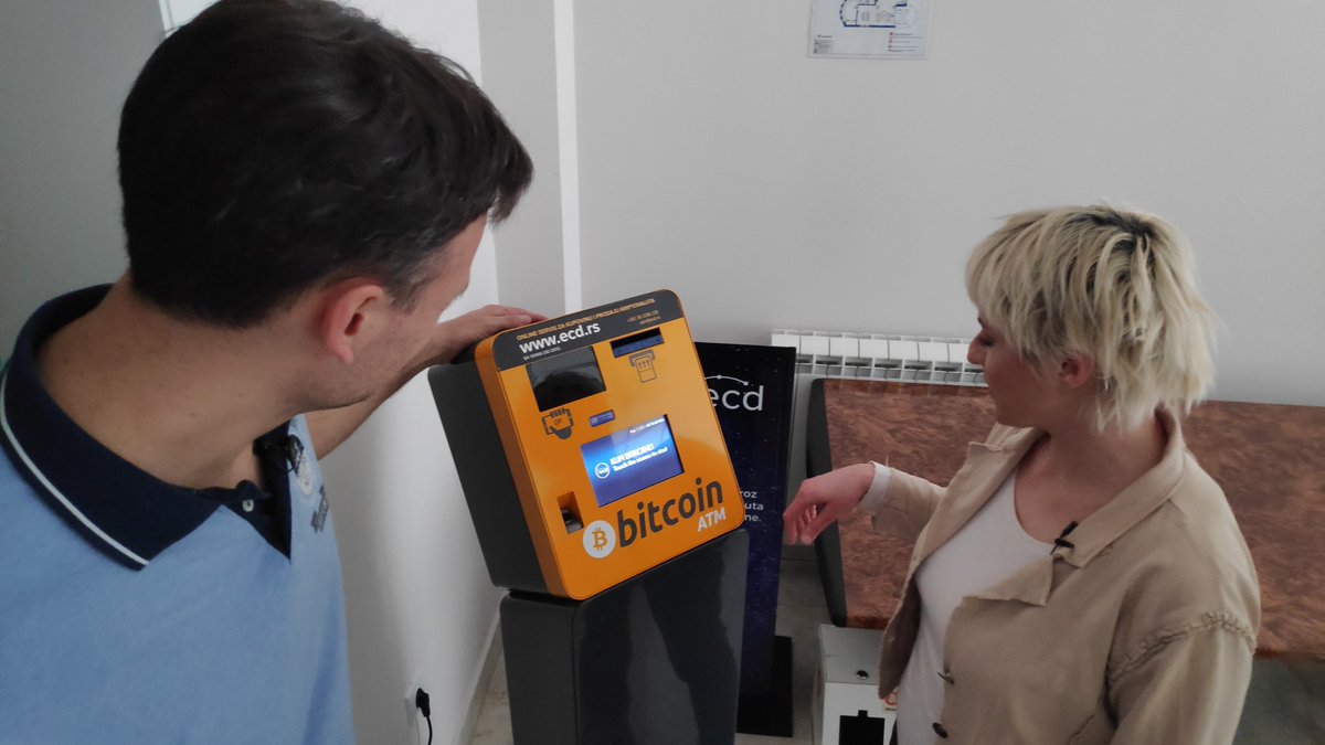 ecd_RS's tweet image. 📺Ekipa @linkTVrs u gostima! Tema: #cryptoATM i #kriptovalute.

#bitkoin #bitcoin #cryptocurrency #blockchain #blokčein #litecoin #lajtkoin #itirijum #ethereum