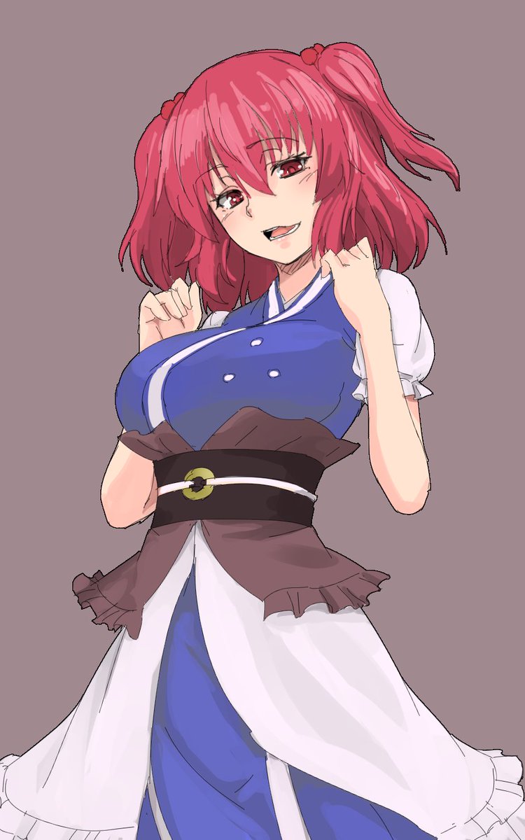 小野塚小町 「#深夜の真剣お絵描き60分一本勝負お題 小野塚小町で挑戦 」|kakoneのイラスト