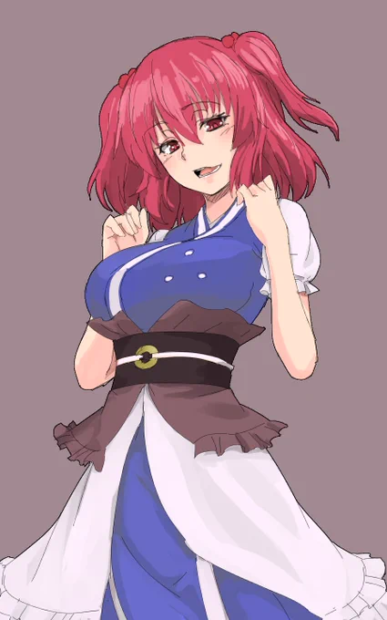 #深夜の真剣お絵描き60分一本勝負お題 小野塚小町で挑戦 