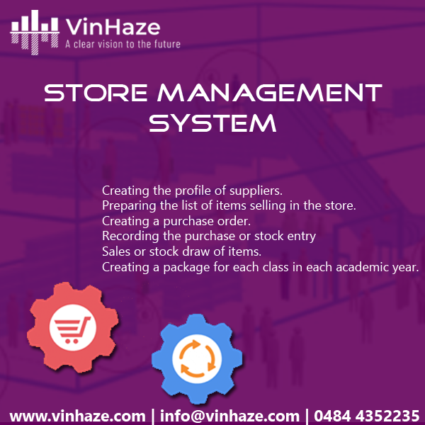 VinHazeSoftware's tweet photo. Best and trusted #Store #Management #System for #schools with complete features required for a #school #store. #purchaseorder #stockentry #schoolerp #schoolapp https://t.co/QGyUBCd7R7