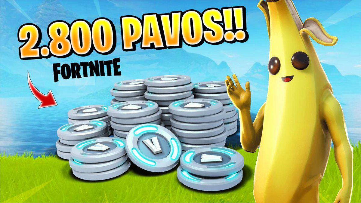 🍌🍌NUEVO SORTEO: 2.800 PAVOS PARA TU CUENTA DE FORTNITE!!🍌🍌

Para participar sigue los pasos del vídeo: 
▶️youtube.com/watch?v=Oeq0vh…