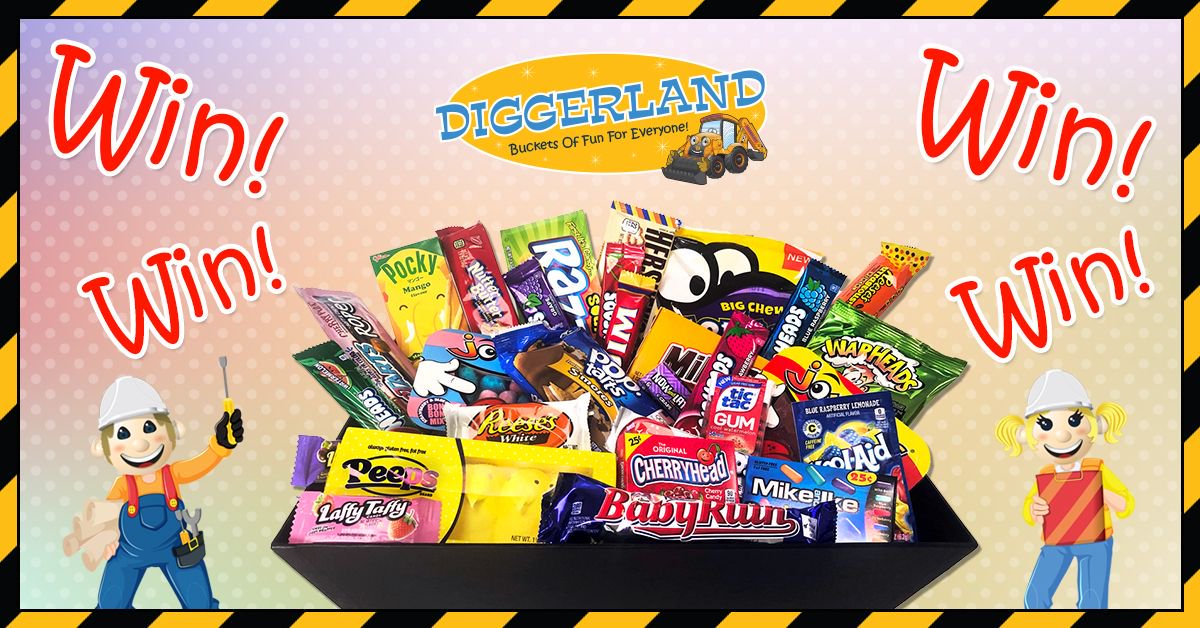 This month, we have teamed up with <a href="/candyhero/">CandyHero.com</a> to offer one lucky winner a truly incredible prize! Enter for your chance to win a hamper full of unique and yummy sweets, plus Diggerland tickets: bit.ly/2JE3GCl #FreebieFriday #FridayFeeling #Competition #PrizeDraw