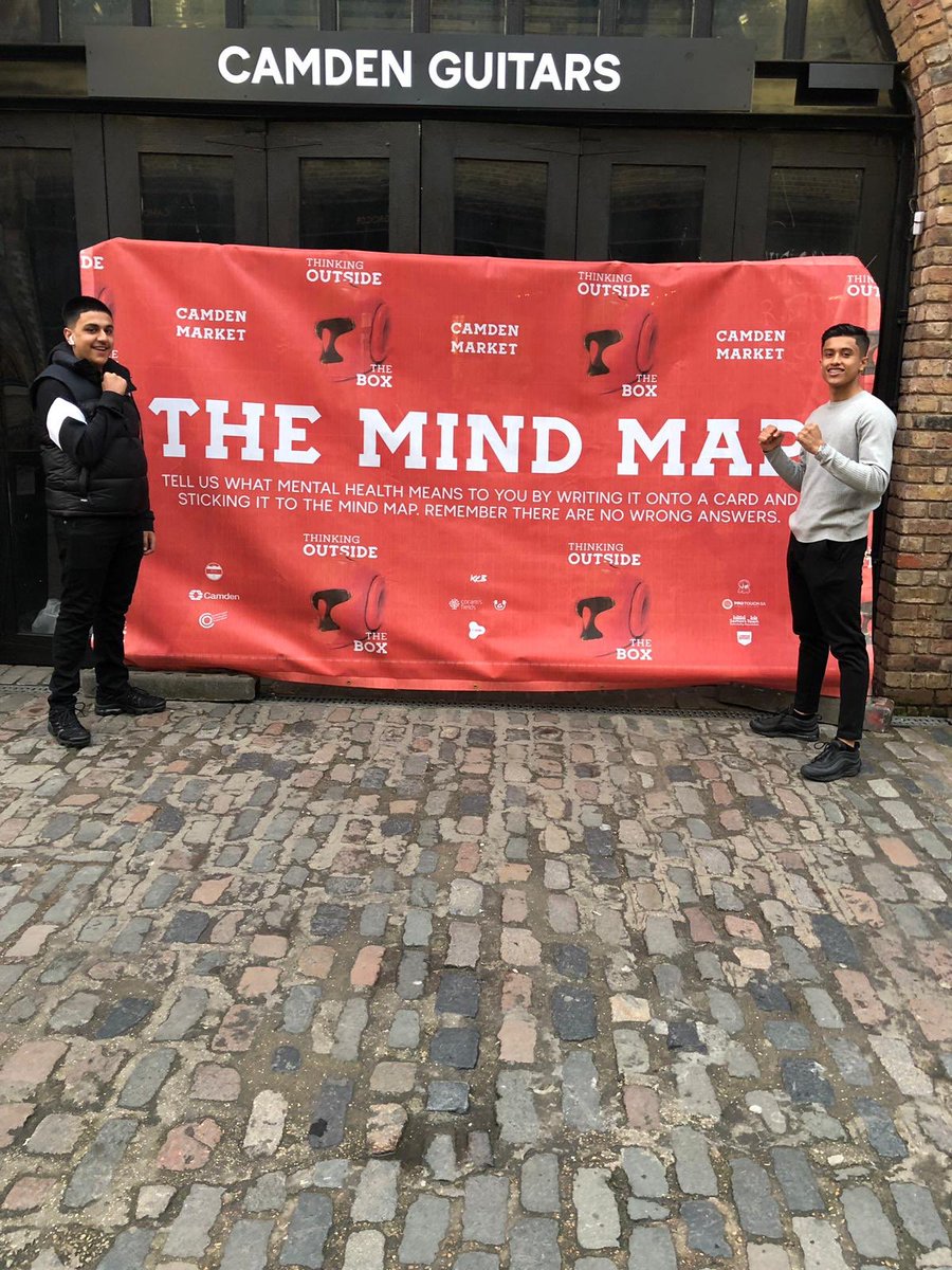 kcbna1's tweet photo. Brilliant event yesterday #thinkingoutsidethebox @CamdenMarket raising awareness of #positive #mentalhealth through #sports here our some of our #youth #forum #Ambassadors representing our #ProjectActive and #sports programmes! #youth #youngpeople #Camdenyouth https://t.co/Mq3gvfIfOR