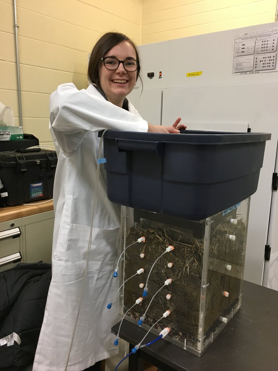 Our new paper on nutrient transport, preferential flow in frozen ground, and fertilizer placement is out in @VadoseZoneJ! This work was part of my MSc research, and I am SO excited to see it published! <a href="/merrinm/">Dr. Merrin Macrae</a> (1/n)

doi.org/10.2136/vzj201…