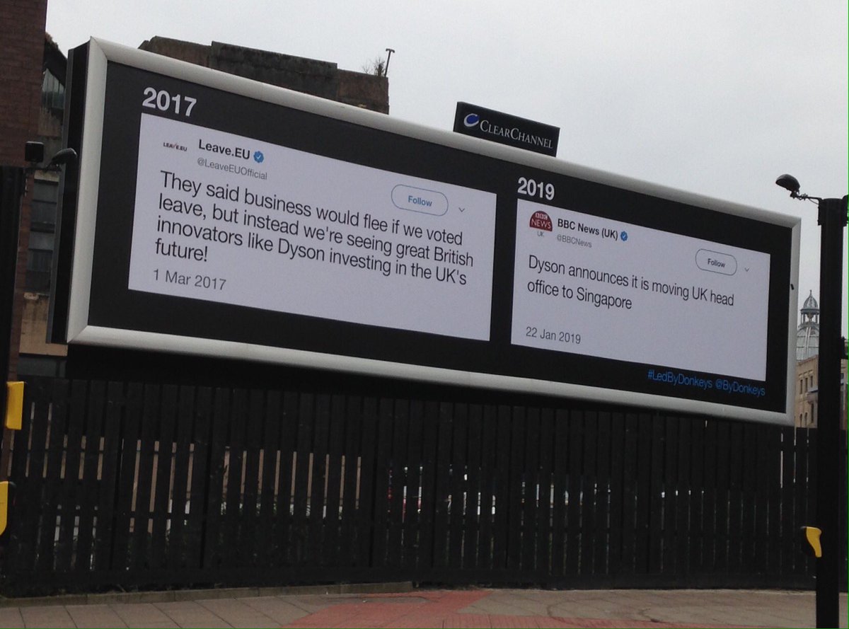 Brexit moments. New Bridge Street, Newcastle #welldone <a href="/ByDonkeys/">Led By Donkeys</a>  #brexit
