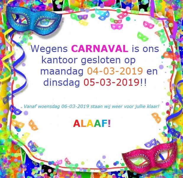 STCGroep's tweet photo. Namens STC Groep wensen wij jullie een prettig weekend en een fijne Carnaval! #alaaf #weekend #carnaval #feest https://t.co/JUNrAk8I3F