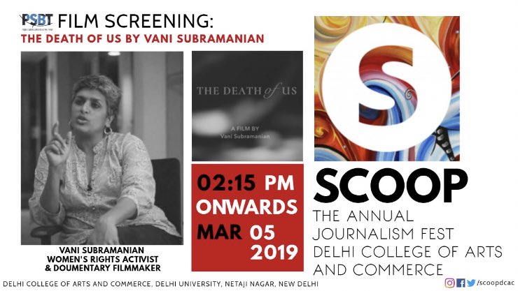 scoopdcac's tweet photo. A feminist activist and documentary filmmaker, Vani Subramanian started her career in advertising in Delhi. Known for films such as Meals Ready Using popular and documentary films as an indicator of social history and culture, Subramanian explores the changing character of India. https://t.co/4fuKfRoeE5