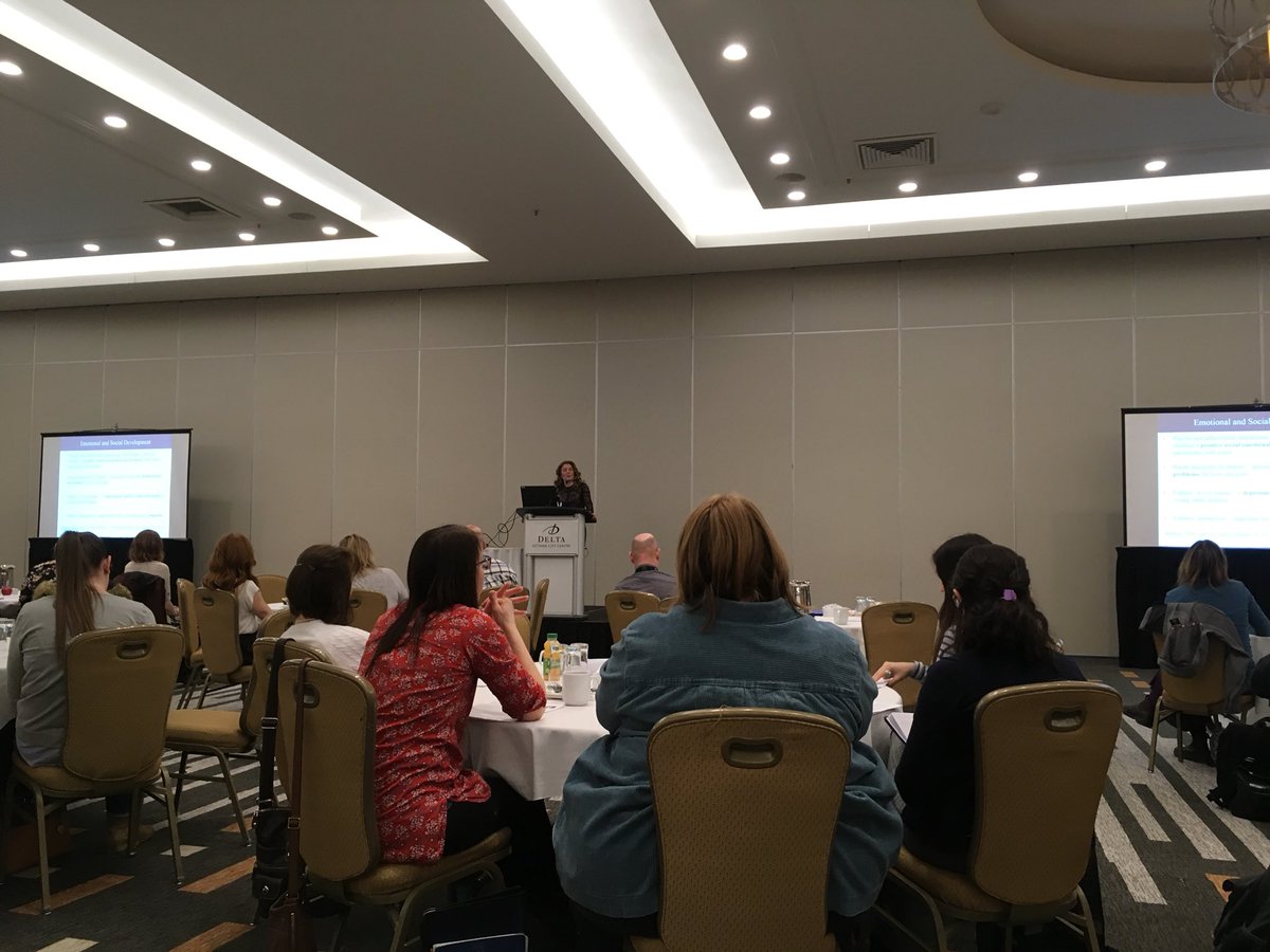 Healthy father involvement leads to better outcomes for kids, dads, and their partners according to a large body of research <a href="/CindyLee_Dennis/">Dr. Cindy-Lee Dennis</a> #sidebyside2019 #cdndads