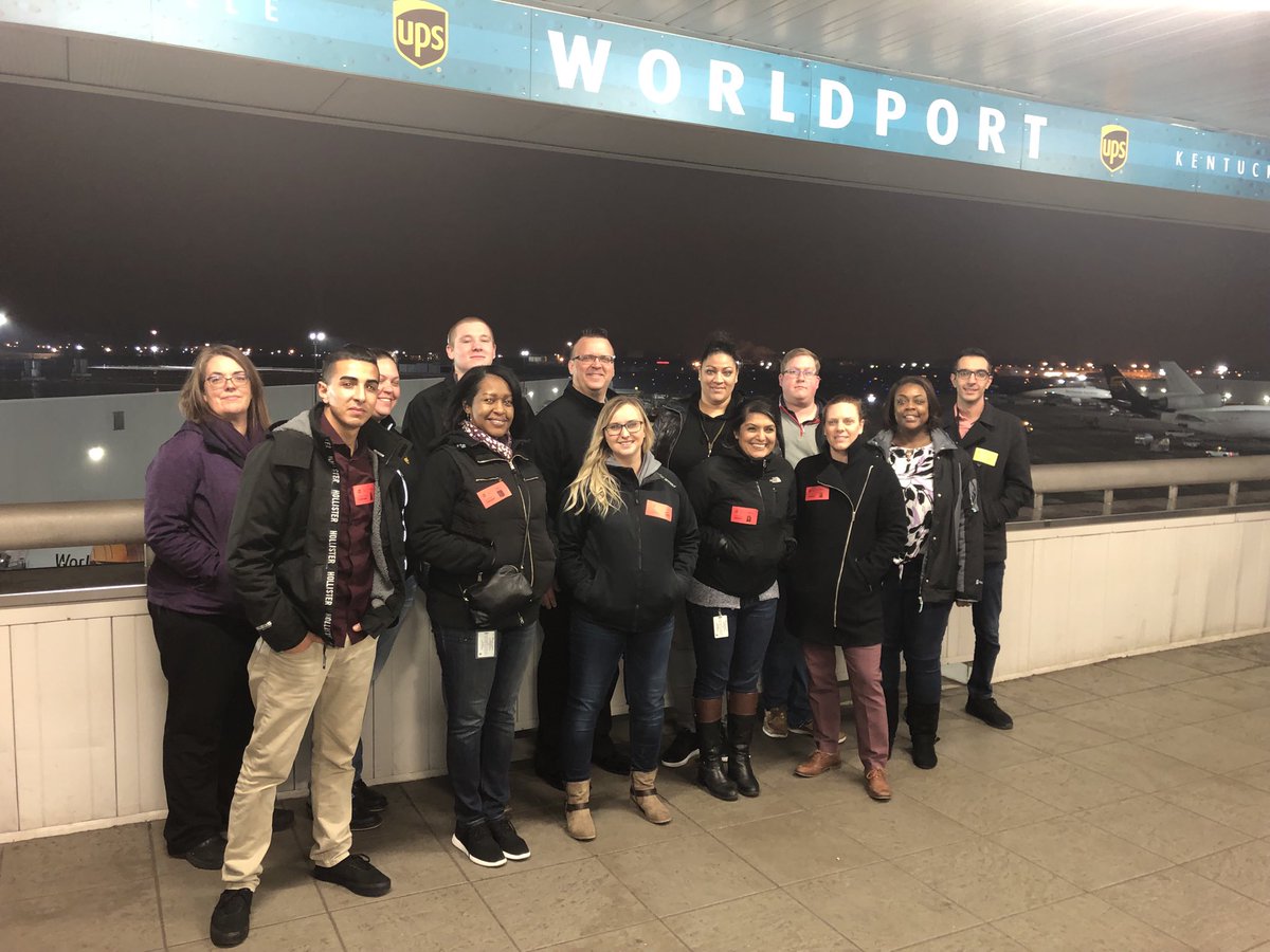 NMO participants on a Worldport tour. ⁦@ups_scg⁩ ⁦<a href="/OhioValUPSers/">Ohio Valley UPSers</a>⁩ ⁦<a href="/NorthwestUPSers/">Northwest UPSers</a>⁩ ⁦@DesertMTUPSers⁩ ⁦<a href="/Gr8LakesUPSers/">Great Lakes UPSers</a>⁩ ⁦<a href="/NorthCalUPSers/">NorthCalUPSers</a>⁩ ⁦<a href="/UPSAirlines/">UPS Airlines</a>⁩