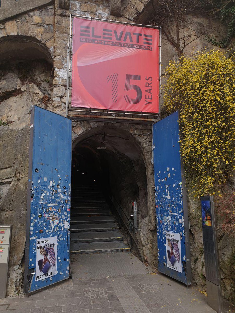 elevatefestival's tweet image. Please enter here! Tonight: Premiere of the brand new ambisonics sound system at the Dom im Berg at 23:00 with @GambleLee also 15 years of @Hyperdub records label night and so much more!

#ElevateFestival #Hyperdub
#15years