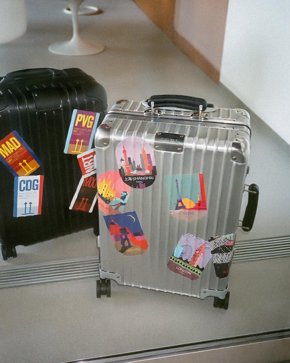 rimowa luggage stickers