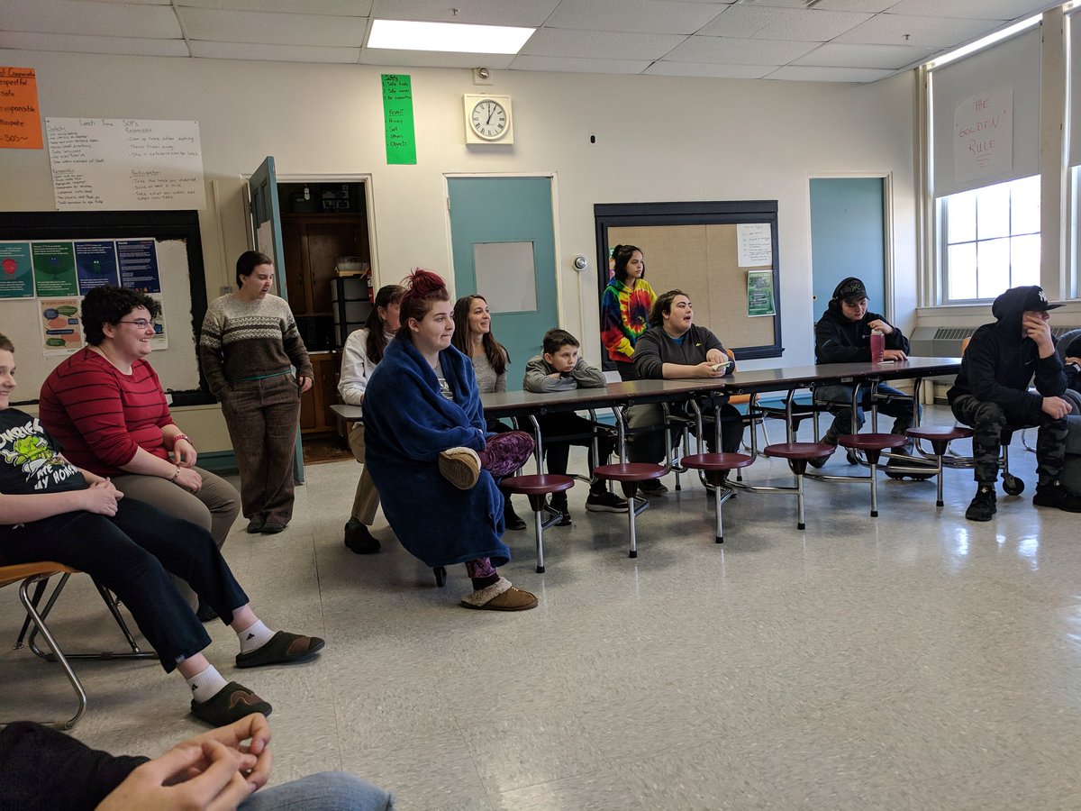 RetcAuburn's tweet photo. We welcomed our newest staff member ...with a school community circle.. Welcome Mrs.Corey!! #RJIM https://t.co/hU49csF0w2