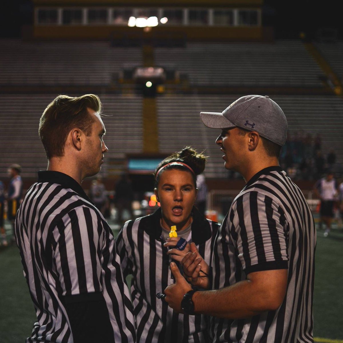 angetate's tweet photo. In case any of y’all were wondering what I think when I’m reffing, this face is a perfect representation. https://t.co/0mKe1vXXBs