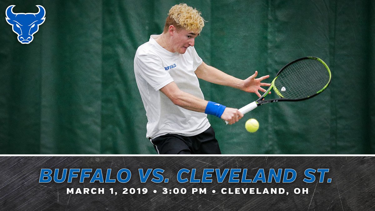 UBuffaloMTEN's tweet photo. UB heads to Cleveland State this afternoon for a meeting with the Vikings!

#UBhornsUP https://t.co/X6oNUz6cgn