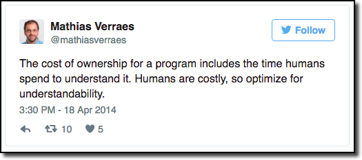luv2codetv's tweet photo. Keep it simple #luv2code https://t.co/P1j0ioLT5e