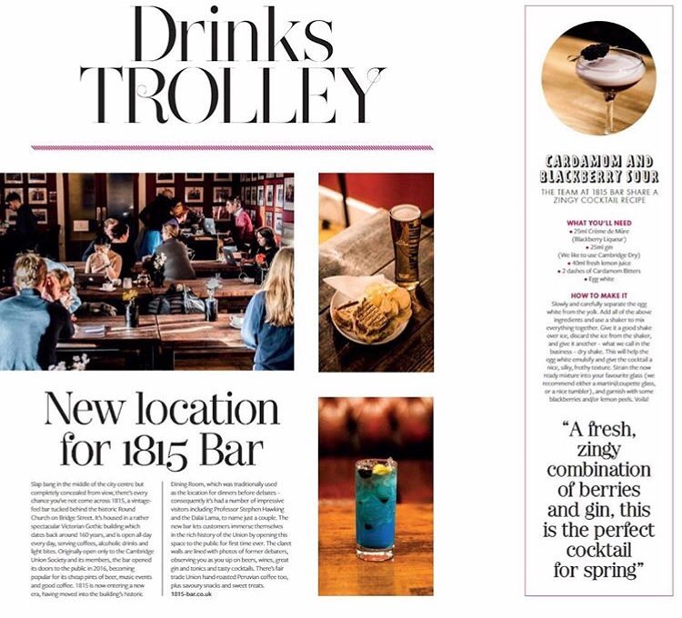 CUS Events Venue (@cuseleventvenue) on Twitter photo Read all about our <a href="/1815bar/">1815 - The Union Bar</a> and it's brand new temporary location during the exciting redevelopment in the newest edition of <a href="/CambsEdition/">Cambridge Edition</a> Read all about our <a href="/1815bar/">1815 - The Union Bar</a> and it's brand new temporary location during the exciting redevelopment in the newest edition of <a href="/CambsEdition/">Cambridge Edition</a>