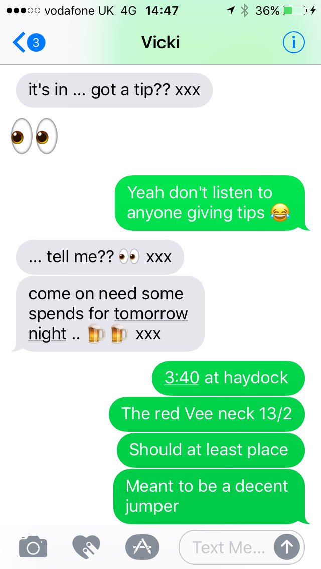 AdamHughesss's tweet photo. Me sister asking me for a tip on the horses 😂😂😂 https://t.co/2AG9lINe6U