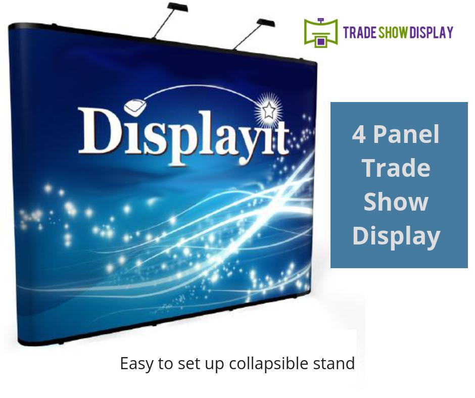 #4PanelStraightTradeShowDisplay with End Caps displays at a whopping approximate width of 115.5″W.
Visit our e-store for more details 
tradeshowdisplay.nyc/product/4-pane… 
#TradeShowDisplay #4PanelTradeShowDisplay #ReliableProducts #NewYork #HighQualityProduct #HappyCustomers