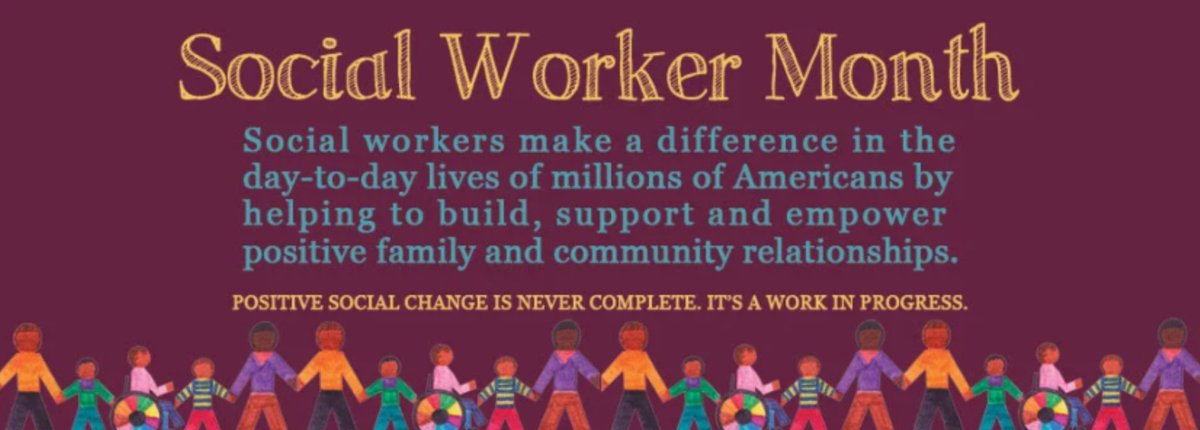 Happy Social Work Month to all my fellow Social Workers!  Proud to be part of a profession with such AWESOME people!! ❤️ #BeTheChange #keepupthegoodwork #allinforkids #aliefmission