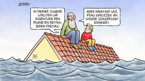 ErnstvAll's tweet image. #FridaysForFuture 2070 

(Cartoon Harm Bengen)
