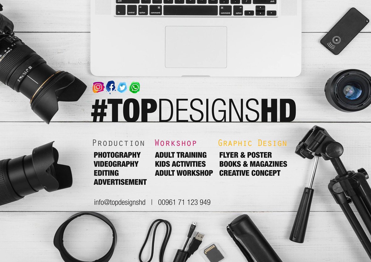 Topdesignshd's tweet photo. What do we do at TOP DESIGNS HD?
#topdesignshd #hibadallal #design #designs #marketing #media #photography #advertisment #workshop #training #TOP #designer #education https://t.co/vgtDBYMDsf