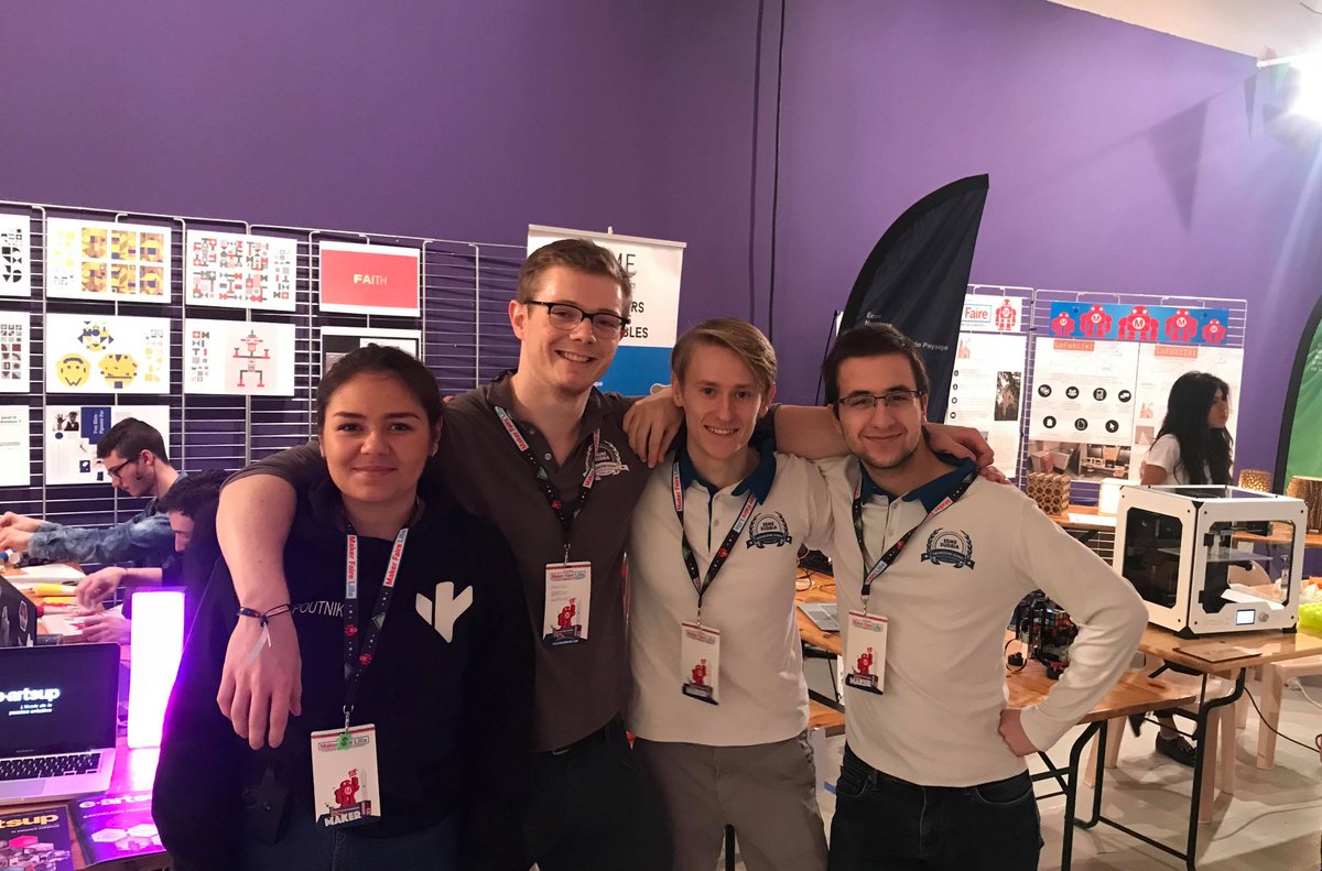 SudriAdditive's tweet photo. Première journée à la @MakerFaireLille , venez nous rencontrer au premier étage! https://t.co/M0B3nC15iL