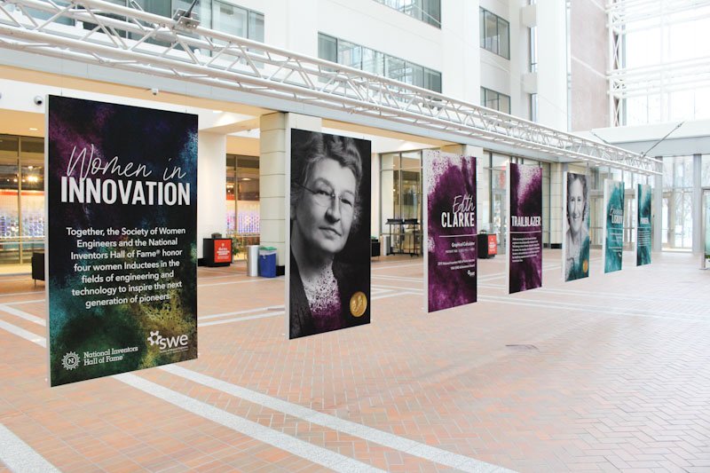InventorsHO's tweet photo. InventorsHOF: We are celebrating Women’s History Month with a new exhibit at the National Inventors Hall of Fame® Museum. Featuring four world-changing female inventors, the exhibit will be on display throughout March. #WomensHistoryMonth #InventGirlPower https://t.co/5UuLKcokR9