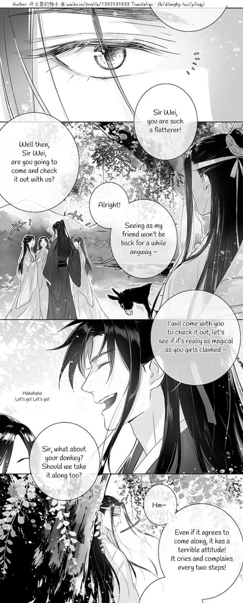 yilingji's tweet photo. "Jian-Die" 1
By: 开火箭的柚子
Translated with permission. #魔道祖师 #忘羡

Folks, this is the last release for a while. I'm moving overseas and will be too busy. Anyway it's not quite as dire for the English fandom anymore - there are other translators now! 😊 再见! ❤️ https://t.co/sjoFXD5rwP