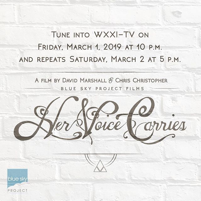 #HerVoiceCarries documentary film by <a href="/bspfilmsorg/">BSPfilmsORG</a> airing tonight at 10pm and again Saturday at 5pm on @wxxirochester in #RochesterNY. •
•
•
I am so grateful to the filmmakers for following this project since it’s beginnings and for beautifully highli… ift.tt/2EGv3g2