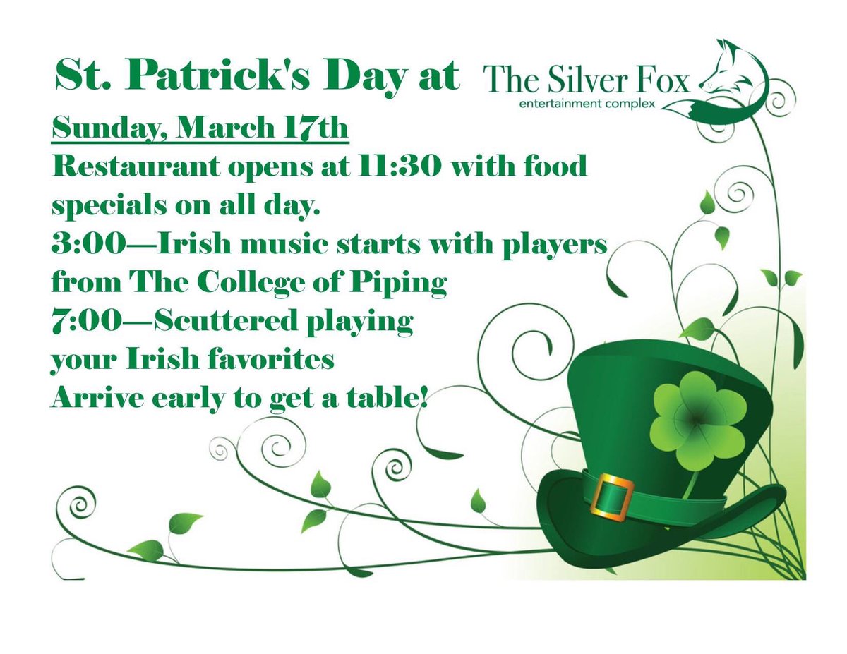 Planning your St.Patrick’s Day celebrations? @collegeofpiping #StPaddysDay #livemusic #summerside
