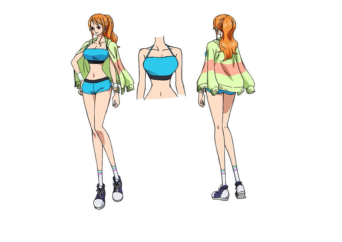 Rsa Not 21 One Piece Stampede X Uniqlo Character Designs 1 3 Luffy Zoro And Nami Onepiece