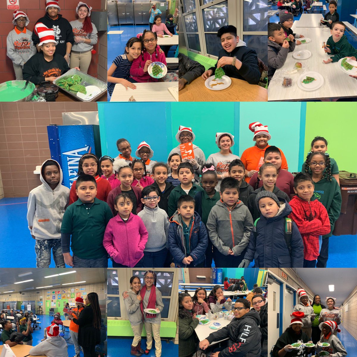 This morning was full of #rsapassion & #pacapride as we celebrated #drsuessbirthday #seniors read aloud to @ps155D4 students and served them #greenwaffles for breakfast #unityinthecommunity #wowwaffles #greeneggsandham #happybirthdaydrsuess #drsuessday #championsforchildren