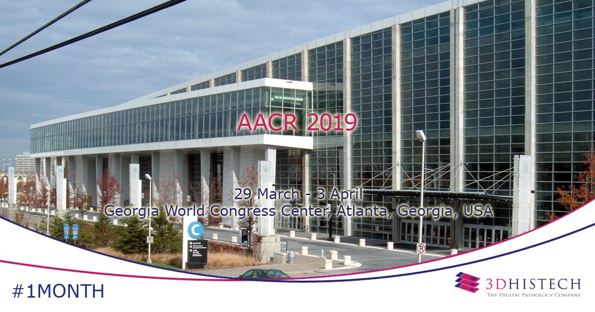 3DHISTECH_LTD's tweet photo. #AACR2019 begins less than a month from now, on 29th March at Georgia World Congress Center, Atlanta, Georgia, USA. Visit #3DHISTECH at booth 1728, where we highlight #Pannoramic 250 and MIDI whole slide scanners and TMA Grand Master
Details: https://t.co/lQaBj09yWm https://t.co/54k6N0j4Hf