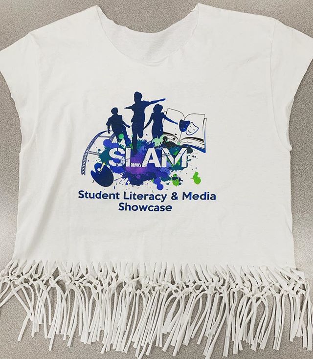 Wharton_Library's tweet image. My SLAM swag... @hcps_slam #hubofschool