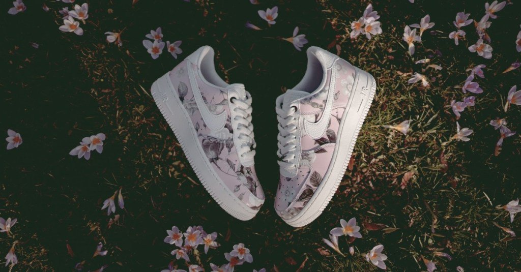 air force 1 floral womens