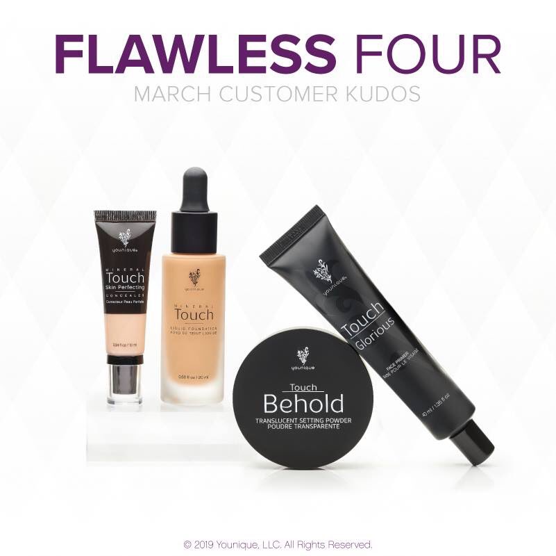 SmokyMntLashes's tweet photo. I can’t keep quiet I have to to shout it!! The Flawless Four is BACK this month only while supplies lasts! But there’s more it can be upgraded to include 2 brand NEW just released items! RUN to my site b4 this baby flies off the shelves! #younique #flawlessfour #kudos #musthave https://t.co/rs4YXvFcSm