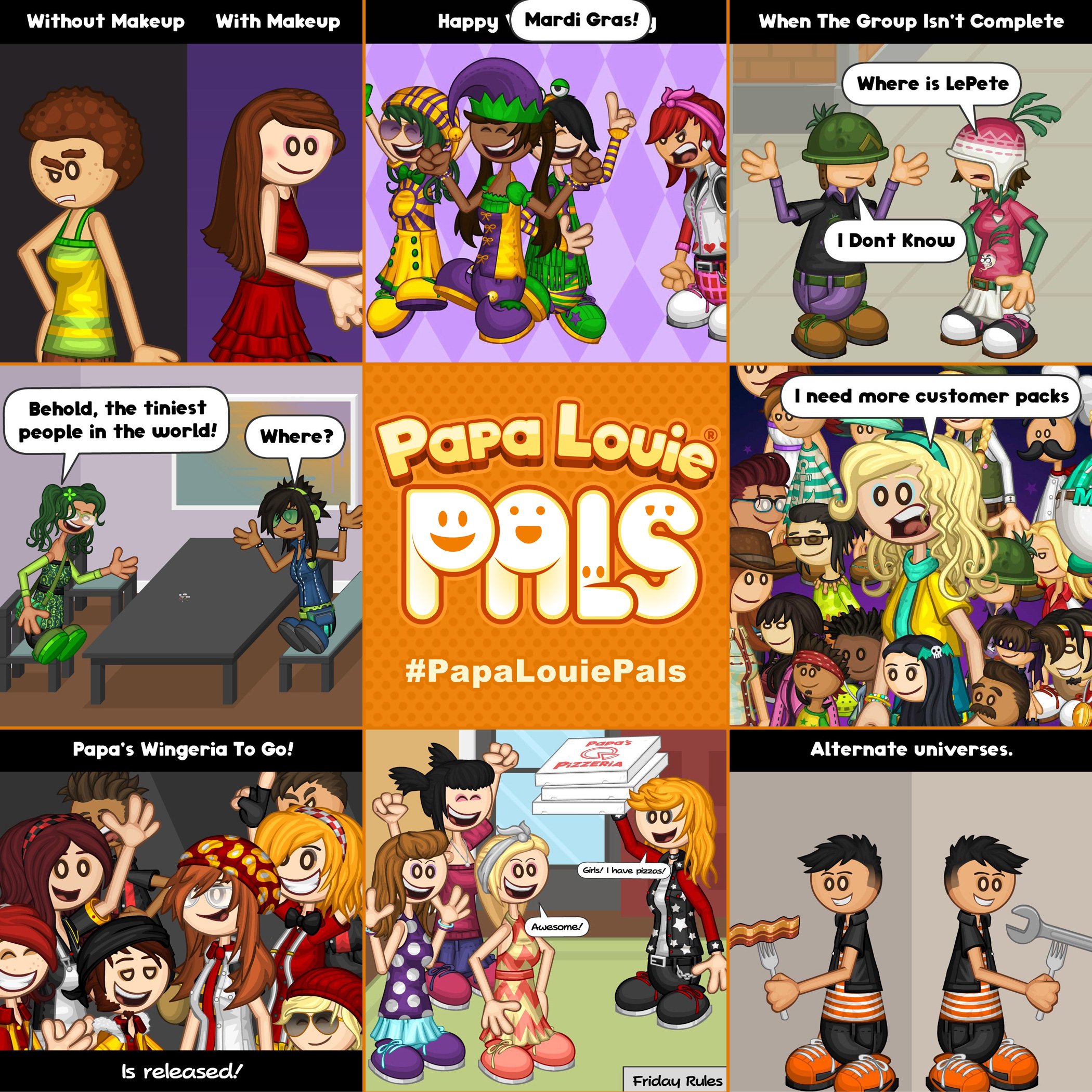 Papa Louie Pals: Scenes and a Preview! - Flipline Studios