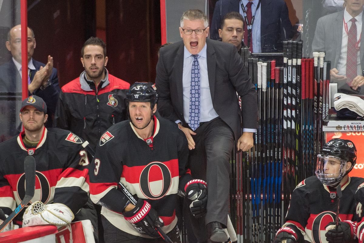 BLBNATION's tweet image. The Ottawa Senators have relieved Guy Boucher of his coaching duties. Marc Crawford named interim head coach.