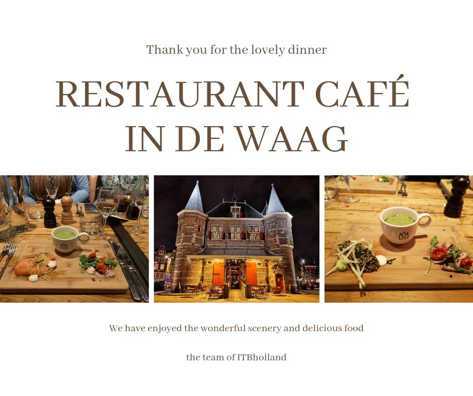 Originally built in 1488, this characteristic monumental structure now houses Restaurant-Café <a href="/In_de_Waag/">In de Waag</a>: the ideal place in the heart of Amsterdam for a lunch, reception, meeting or dinner.

#holland #amsterdam #hiddengems #dmc #exclusiveevents #incentivetravel #meetings