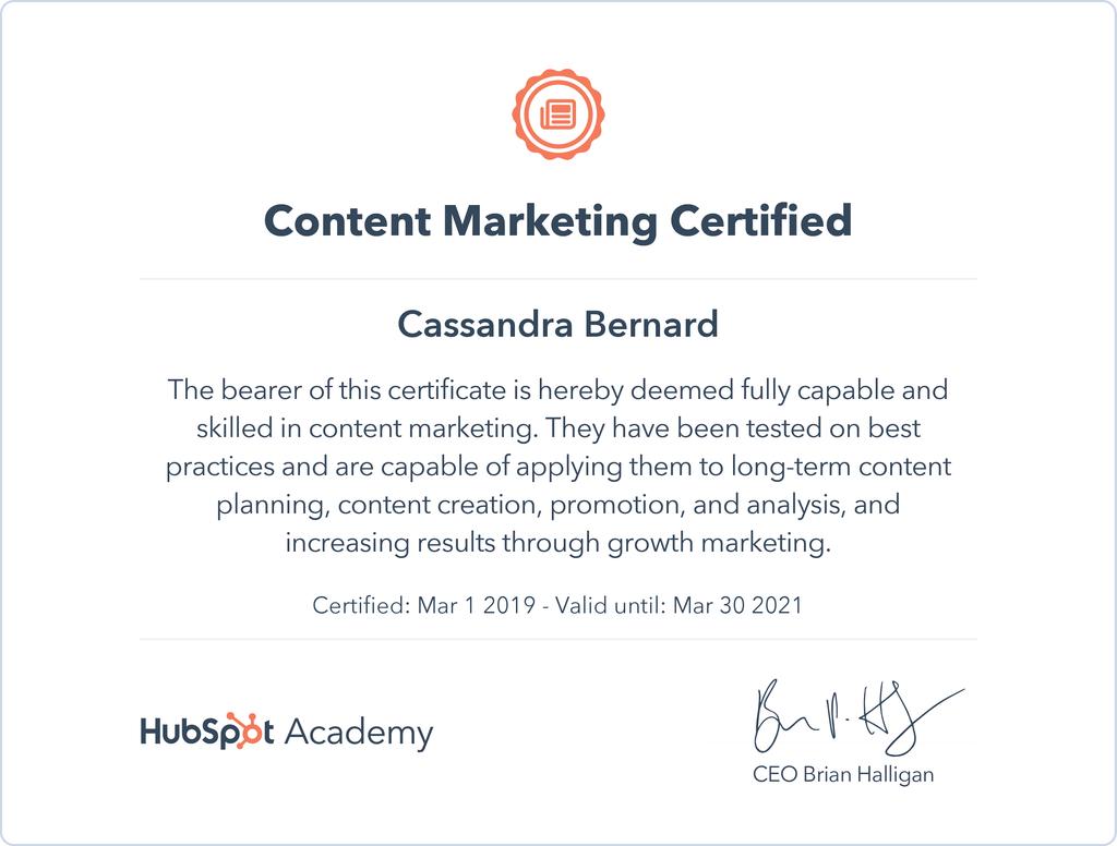 Content Marketing Certified …abernardfreelancingblog.wordpress.com/2019/03/01/con…
