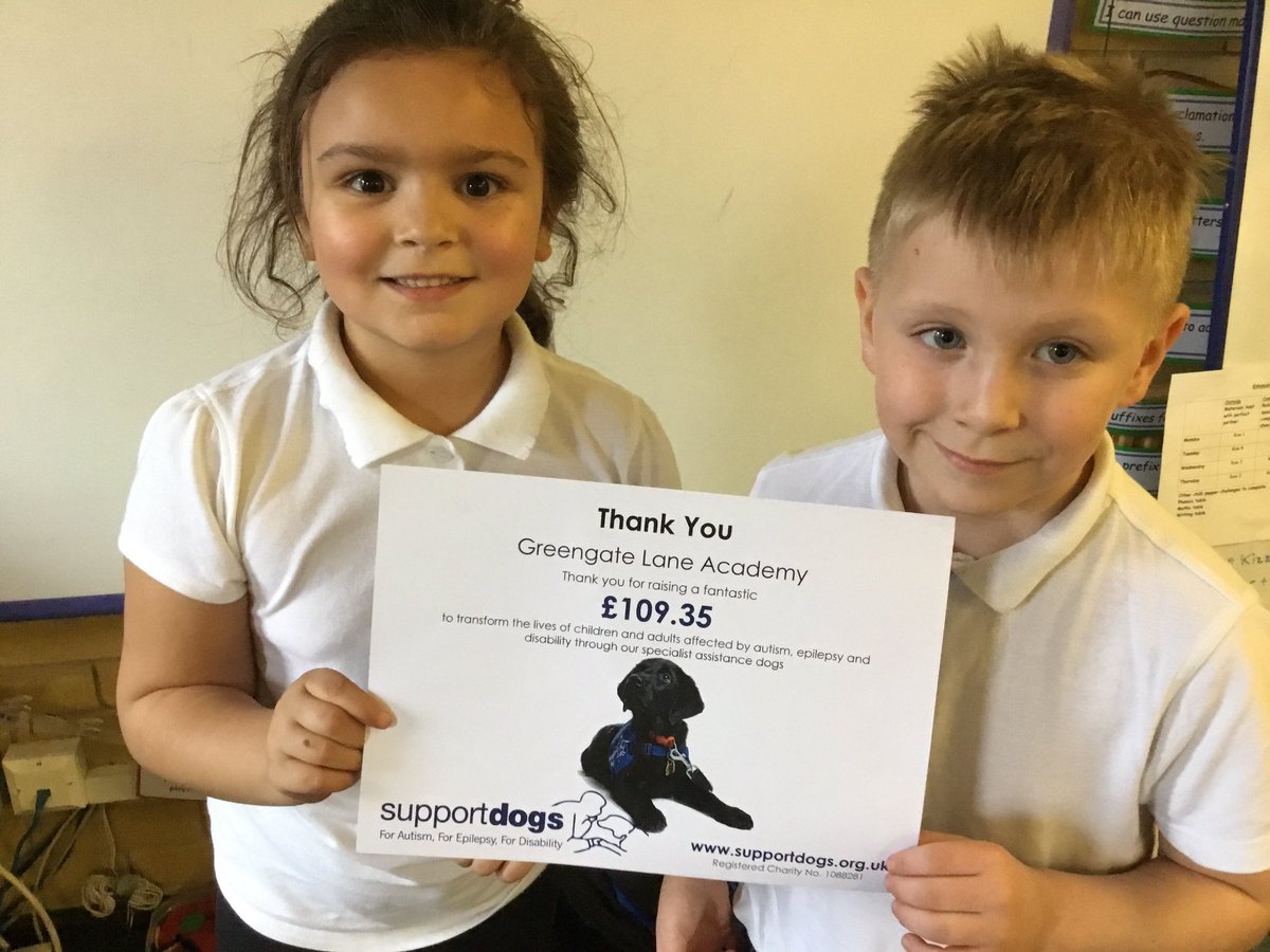 gglacademy's tweet image. Thanks for all the donations. We raised £109.35 for @supportdogsuk #supportdogs #WeAreAstrea