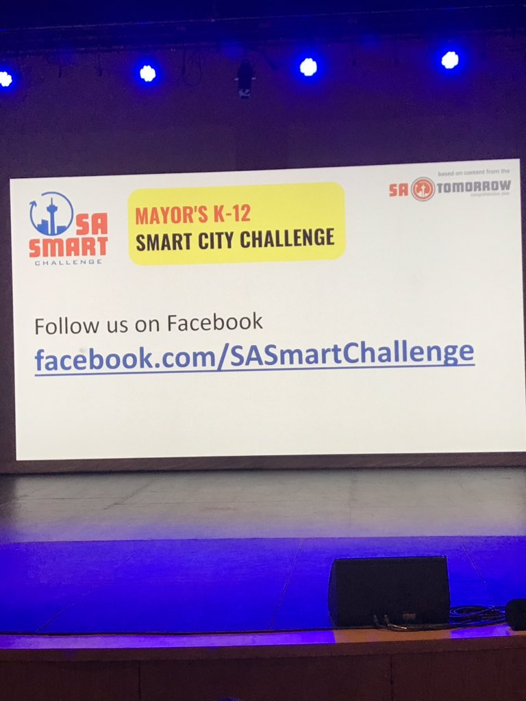 Zachry representing at SA Smart Mayor N challenge @NISDZachry @ZSTEMZachry @NISD @SAsmartchallenge