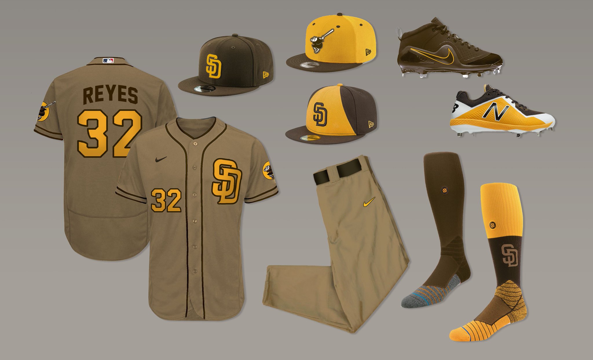 brown baseball jersey